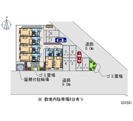 ★手数料０円★仙台市宮城野区福田町２丁目 月極駐車場